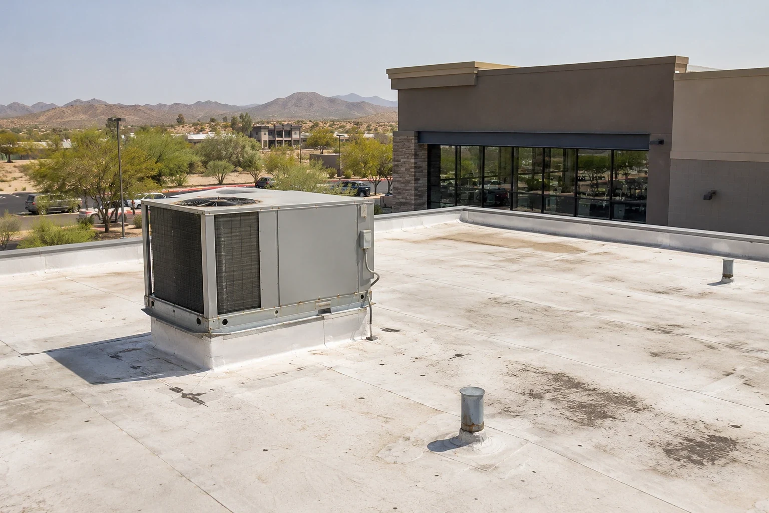 Fitness Center Roofing in Scottsdale, AZ Fitness Center Roofing in Scottsdale, AZ