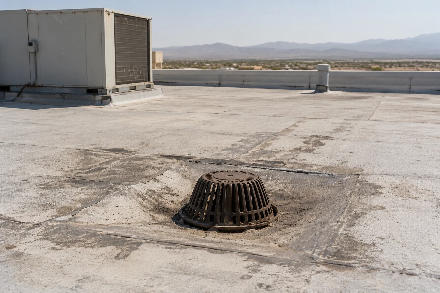 Roof Drain and Scupper Repair in Scottsdale, AZ