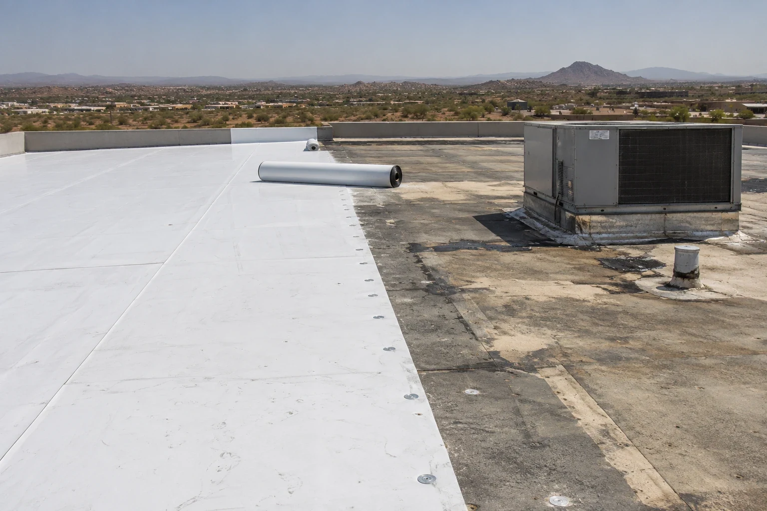 Commercial Roof Recover in Scottsdale, AZ
